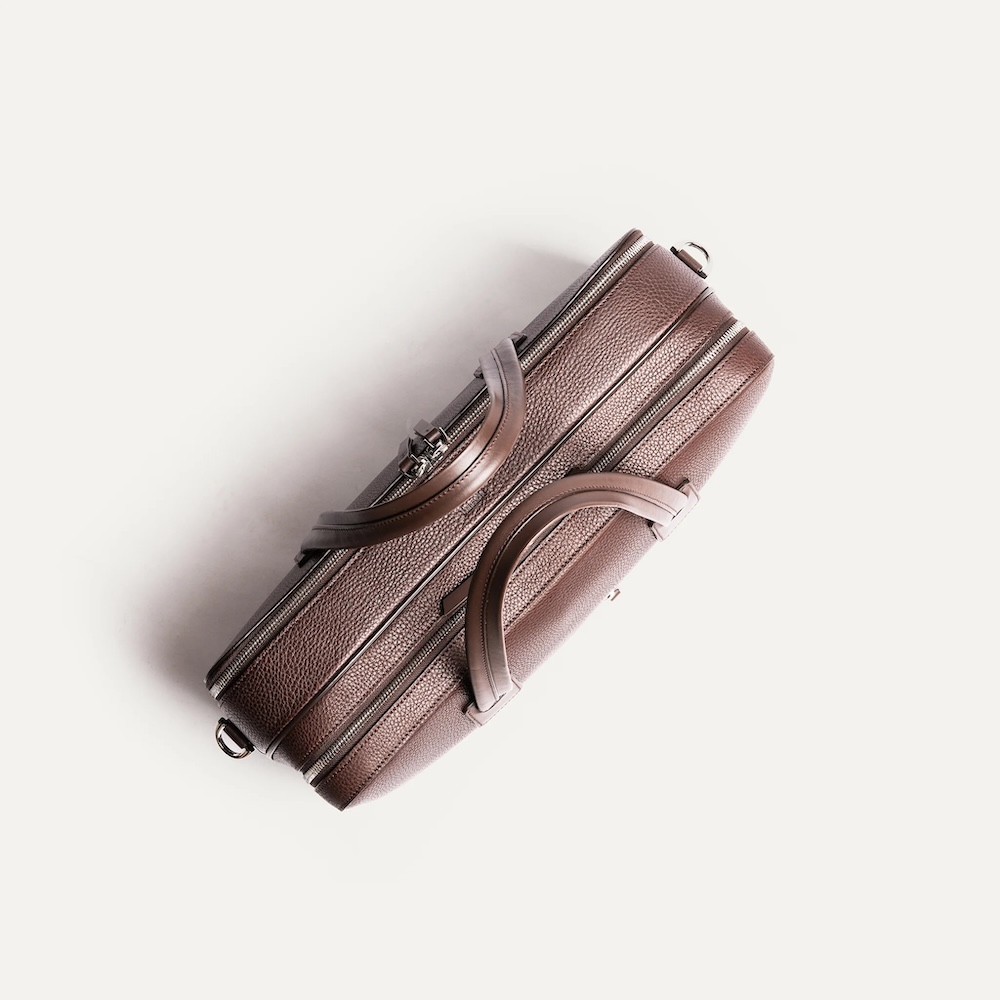 Lundi Paris 36 Hour Laptop Briefcase 4 TIL5 sac ordinateur de voyage Tilio en cuir pour homme marron 7.jpg