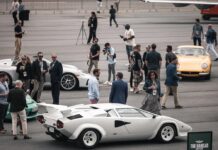 Chasing The Lamborghini Countach Poster Car