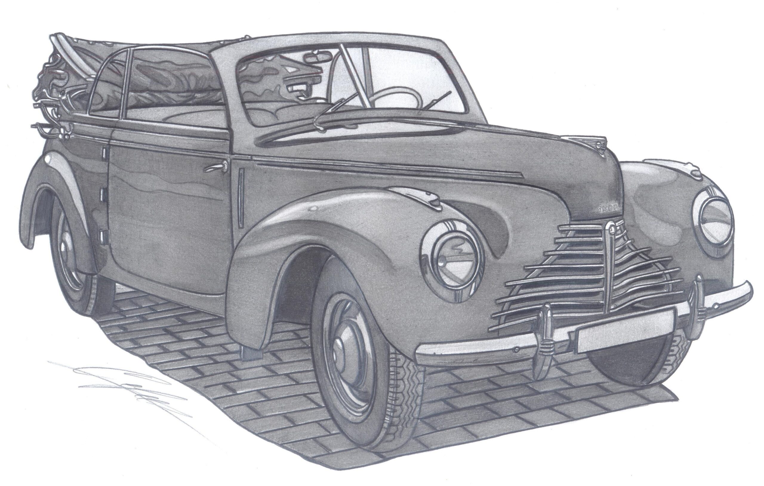 Skoda Rapid 2200 Cabrio type 953 1946 scaled