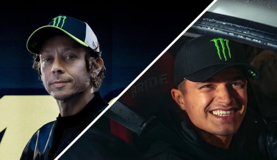 Lando Norris & Valentino Rossi At Festival Of Speed