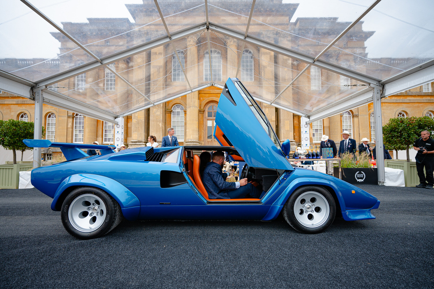 Salon Privé Unveils Two New Concours Classes 2 1987 Lamborghini Countach 5000QV in Tahiti Blue 1