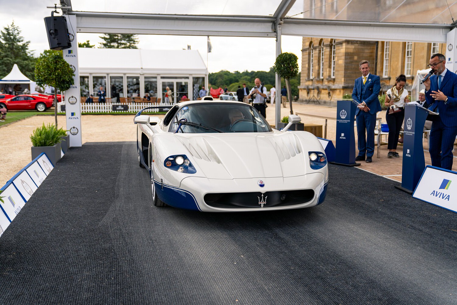 2005 Ferrari Enzo in Argento Nurburgring which won the Supercar Icons post 2000 class at the Salon Prive Concours in 2023 1