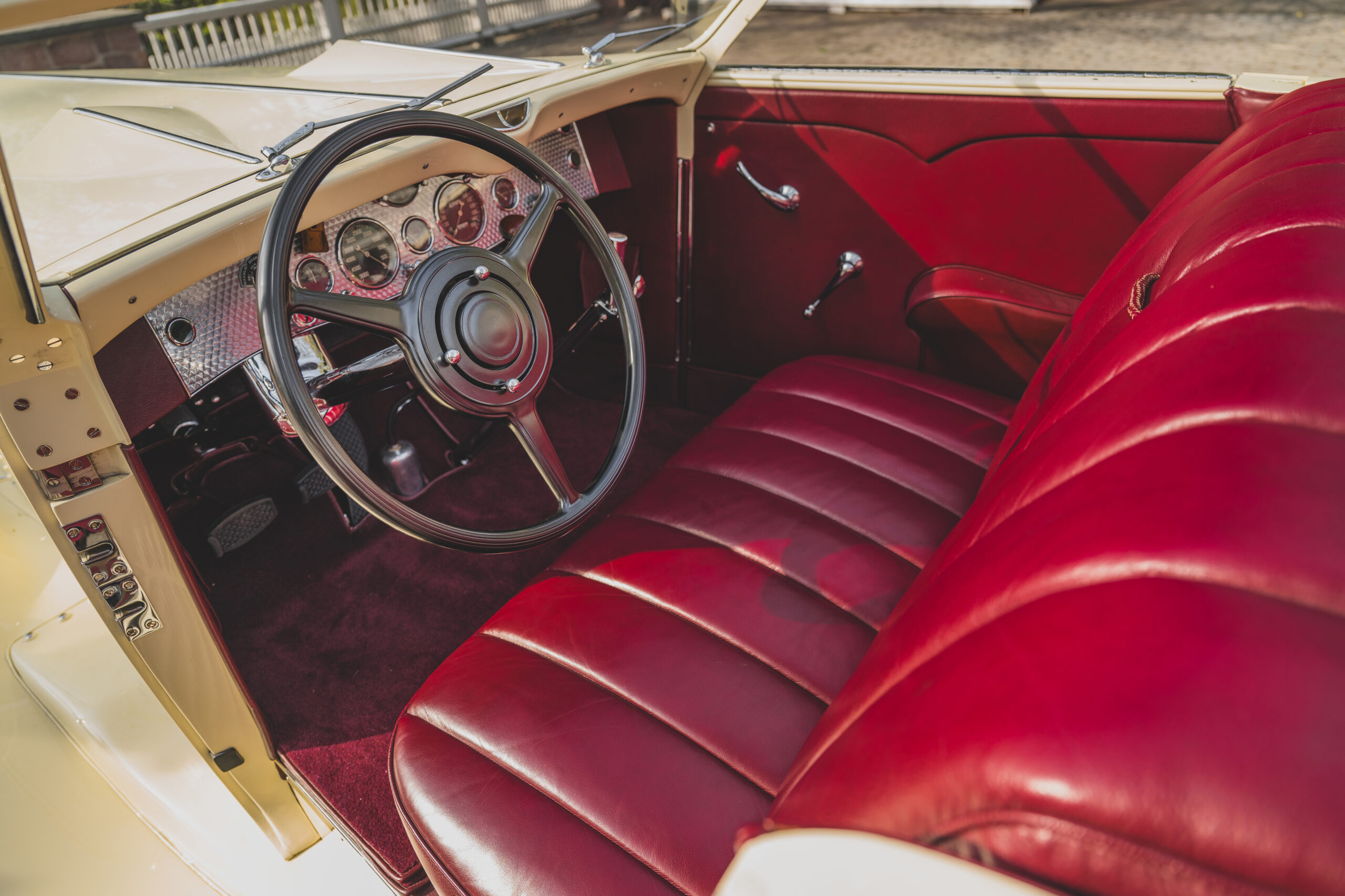1935 Duesenberg Model JN Convertible Coupe by Rollston and Bohman Schwartz 1443827 scaled