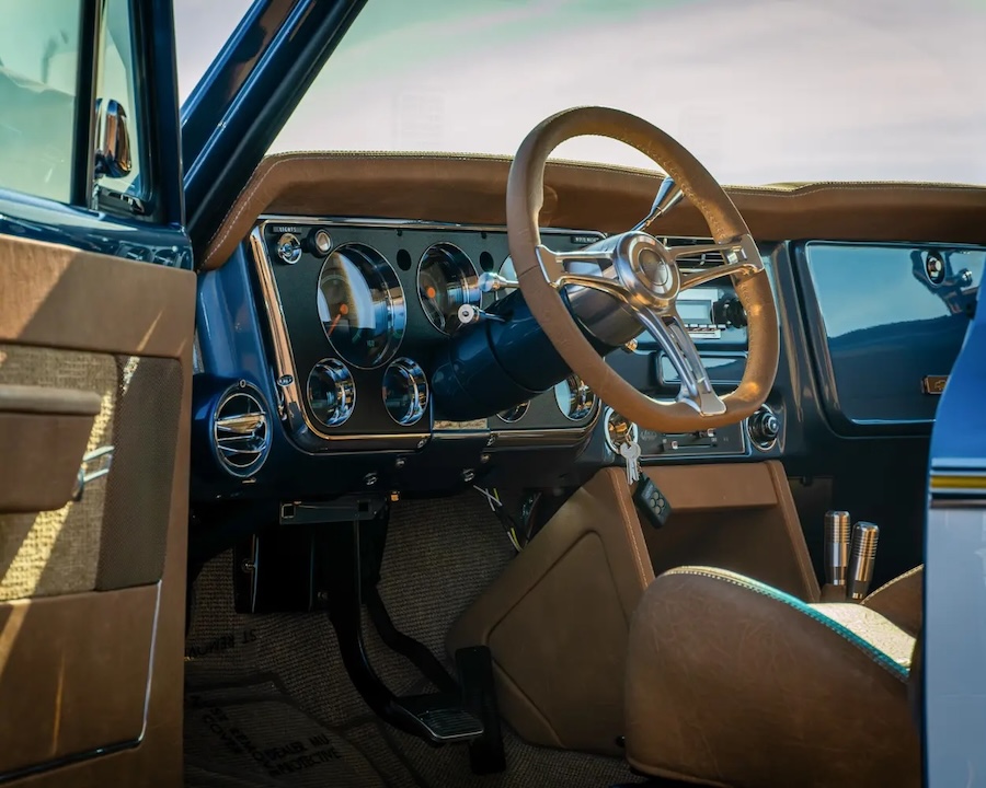 1969 Chevy K5 Blazer Restomod By Iconic 13 the admiral interior 11