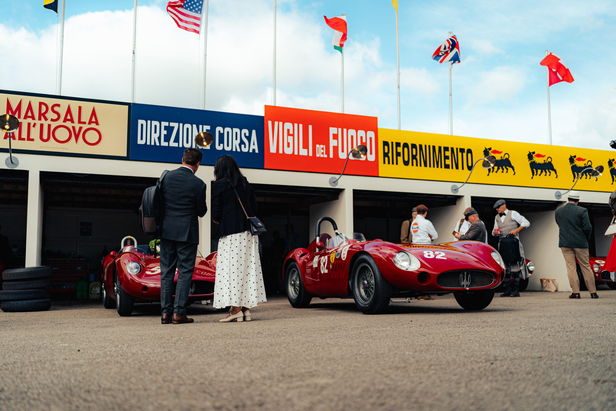 Italian Pit Takeover at the Goodwood Revival presented by DUNLOP Ph. by Jack Beasley scaled