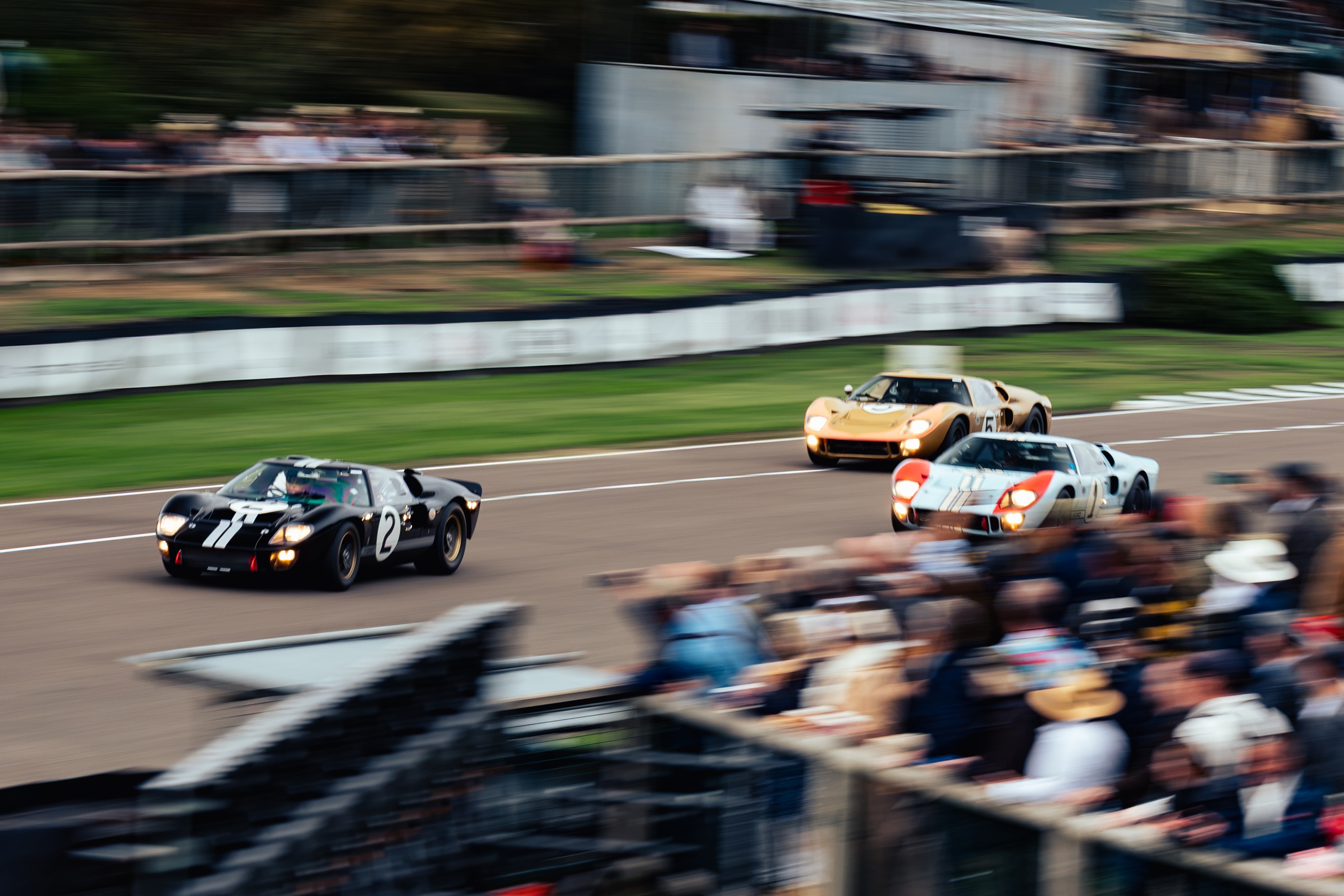 Le Mans 1966 Trio at the 2026 Goodwood Revival presented by DUNLOP Ph. by Jack Beasley