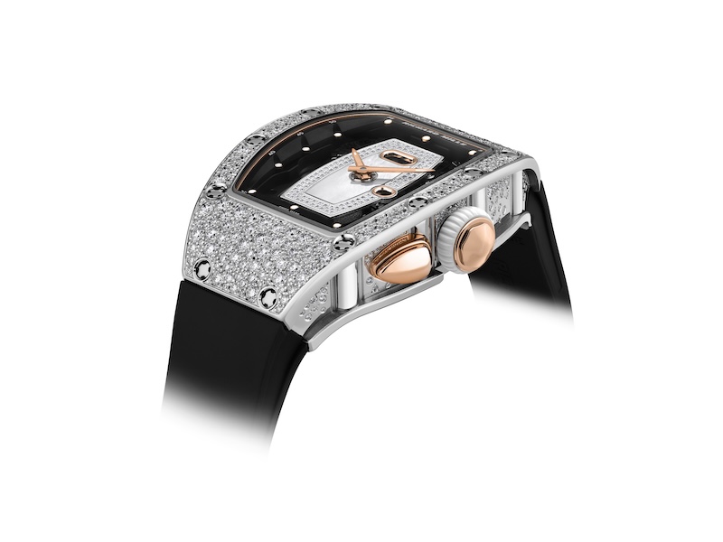 rm 037 white gold snow set mop dial 5 h wb
